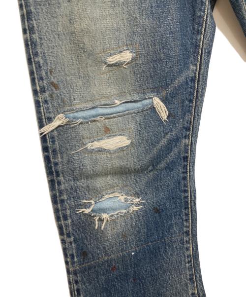 VISVIM（ビズビム）VISVIM (ビズビム) ダメージ加工デニムパンツ インディゴ サイズ:SIZE34の古着・服飾アイテム