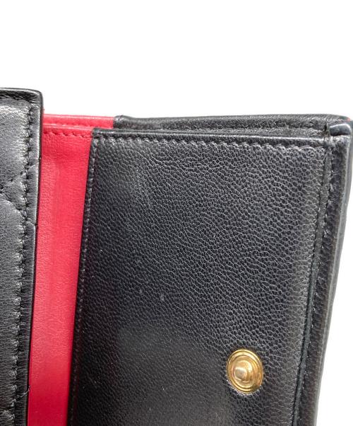 CHANEL（シャネル）CHANEL (シャネル) 3つ折り財布 ブラックの古着・服飾アイテム