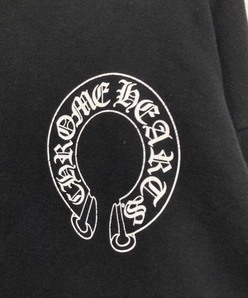 CHROME HEARTS（クロムハーツ）CHROME HEARTS (クロムハーツ) Horseshoe Pullover Hoodie ホースシュープリントパーカー 2212-304-0060 ブラック サイズ:Mの古着・服飾アイテム