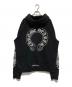 CHROME HEARTS (クロムハーツ) Horseshoe Pullover Hoodie ホースシュープリントパーカー 2212-304-0060 ブラック サイズ:M：112000円