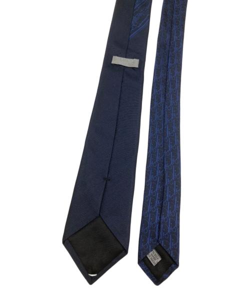 DIOR HOMME（ディオール オム）Dior Homme (ディオール オム) シルクネクタイ ネイビー サイズ:表記なしの古着・服飾アイテム