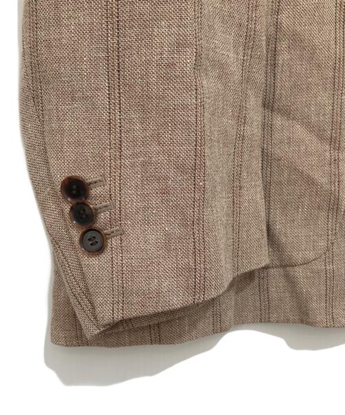 AURALEE（オーラリー）AURALEE (オーラリー) LINEN WOOL SILK SHARK SKIN JACKET ベージュ サイズ:5の古着・服飾アイテム