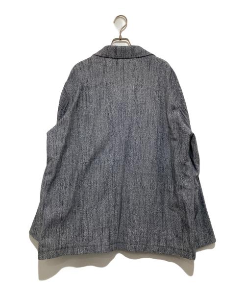 AURALEE（オーラリー）AURALEE (オーラリー) WOOL SILK MIX TWEED BLOUSON グレー サイズ:5の古着・服飾アイテム
