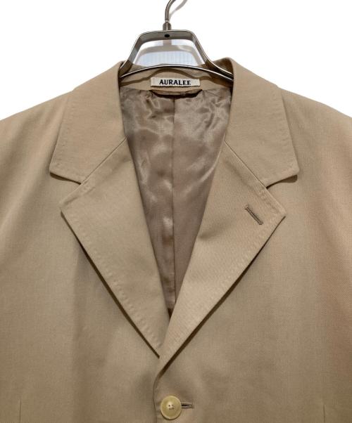 AURALEE（オーラリー）AURALEE (オーラリー) SUPER FINE WOOL COTTON TWILL OVER JACKET ベージュ サイズ:4の古着・服飾アイテム