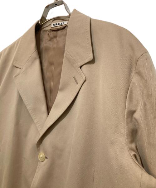 AURALEE（オーラリー）AURALEE (オーラリー) SUPER FINE WOOL COTTON TWILL OVER JACKET ベージュ サイズ:4の古着・服飾アイテム