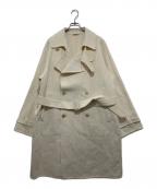 AURALEEオーラリー）の古着「COTTON MOLE MELTON HAND SEWN COAT」｜ベージュ