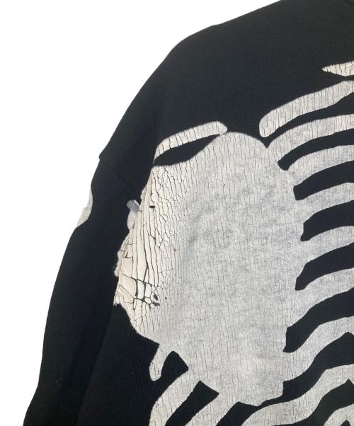 KAPITAL（キャピタル）KAPITAL (キャピタル) KOUNTRY BONEスウェットカーディガン ブラック サイズ:4の古着・服飾アイテム