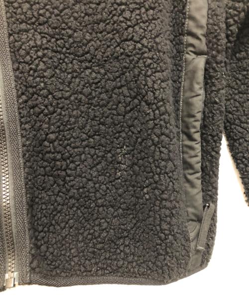 STONE ISLAND（ストーンアイランド）STONE ISLAND (ストーンアイランド) ロゴ刺繍 ジッパー付きフリース ジャケット ブラック サイズ:Mの古着・服飾アイテム