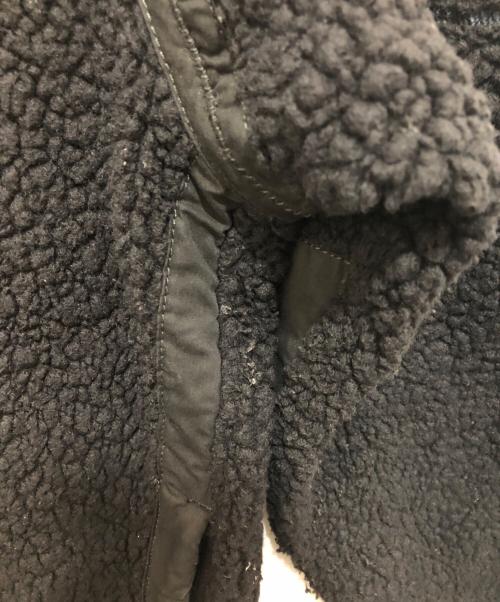 STONE ISLAND（ストーンアイランド）STONE ISLAND (ストーンアイランド) ロゴ刺繍 ジッパー付きフリース ジャケット ブラック サイズ:Mの古着・服飾アイテム