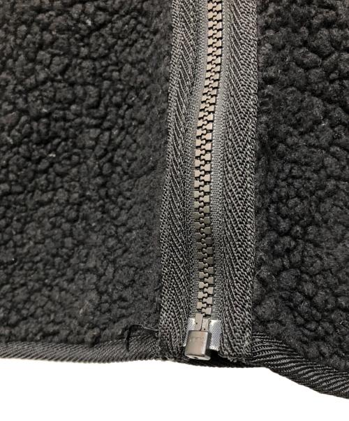 STONE ISLAND（ストーンアイランド）STONE ISLAND (ストーンアイランド) ロゴ刺繍 ジッパー付きフリース ジャケット ブラック サイズ:Mの古着・服飾アイテム