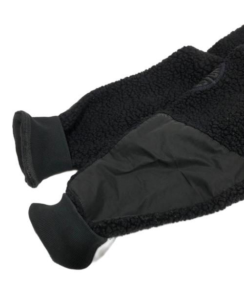 STONE ISLAND（ストーンアイランド）STONE ISLAND (ストーンアイランド) ロゴ刺繍 ジッパー付きフリース ジャケット ブラック サイズ:Mの古着・服飾アイテム