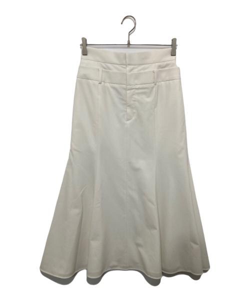 ADEAM（アディアム）ADEAM (アディアム) アイビースカート ホワイト サイズ:2の古着・服飾アイテム