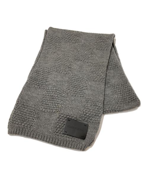 LOUIS VUITTON（ルイ ヴィトン）LOUIS VUITTON (ルイ ヴィトン) エシャルプ ダミエ マフラー　402775 グレーの古着・服飾アイテム