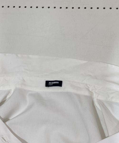 JIL SANDER NAVY（ジルサンダー ネイビー）JIL SANDER NAVY (ジルサンダー ネイビー) シャツワンピース ホワイト サイズ:36の古着・服飾アイテム