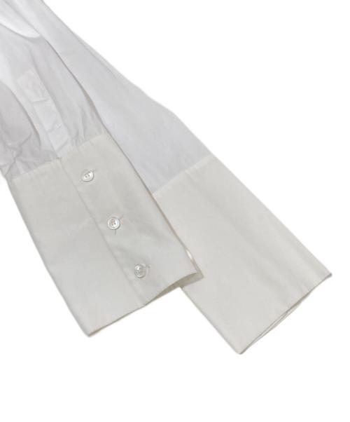 JIL SANDER NAVY（ジルサンダー ネイビー）JIL SANDER NAVY (ジルサンダー ネイビー) シャツワンピース ホワイト サイズ:36の古着・服飾アイテム