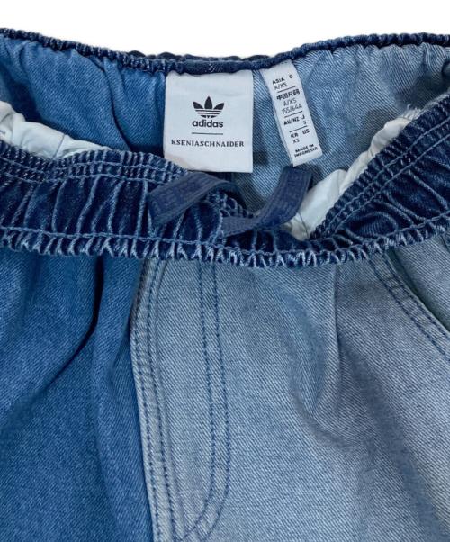 adidas（アディダス）adidas (アディダス) パッチワークジーンズ インディゴ サイズ:Sの古着・服飾アイテム