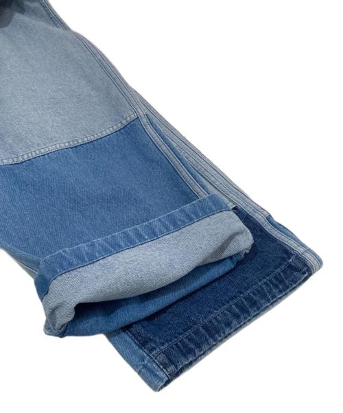 adidas（アディダス）adidas (アディダス) パッチワークジーンズ インディゴ サイズ:Sの古着・服飾アイテム