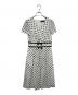 M'S GRACY（エムズグレイシー）の古着「半袖ドットワンピース」｜ホワイト
