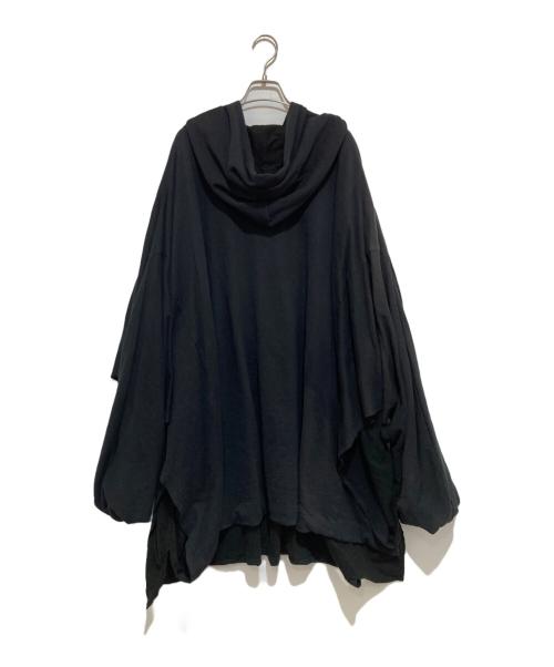 GROUND Y（グラウンドワイ）GROUND Y (グラウンドワイ) オーバーサイズ変形ジップパーカー ブラック サイズ:34の古着・服飾アイテム