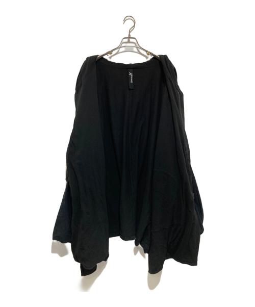 GROUND Y（グラウンドワイ）GROUND Y (グラウンドワイ) オーバーサイズ変形ジップパーカー ブラック サイズ:34の古着・服飾アイテム