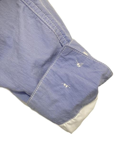COMME des GARCONS HOMME（コムデギャルソン オム）COMME des GARCONS HOMME (コムデギャルソン オム) ステッチ デザイン コットン 3B ジャケット　HC-J033 スカイブルー サイズ:XSの古着・服飾アイテム