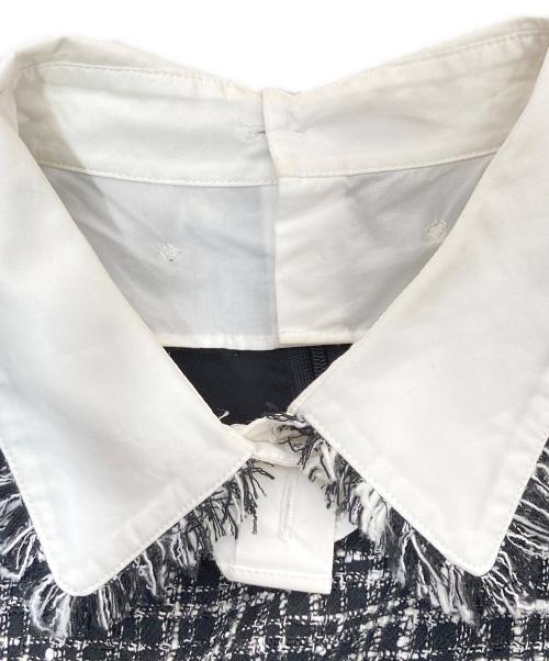 theory（セオリー）theory (セオリー) ツイードノースリーブワンピース グレーの古着・服飾アイテム