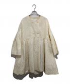 COLUMNコラム）の古着「ジャカードコート」｜アイボリー
