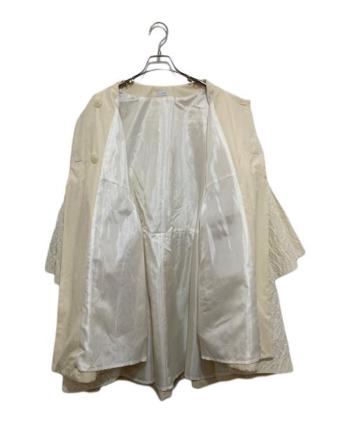 COLUMN（コラム）COLUMN (コラム) ジャカードコート アイボリー サイズ:36の古着・服飾アイテム