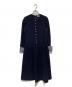 BORDERS AT BALCONY（ボーダーズアットバルコニー）の古着「BORDER CUFF TWILL DRESS」｜ネイビー