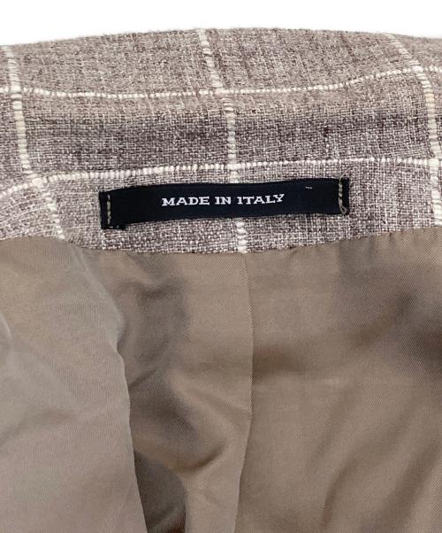 TAGLIATORE（タリアトーレ）TAGLIATORE (タリアトーレ) テーラードジャケット ブラウン サイズ:44の古着・服飾アイテム