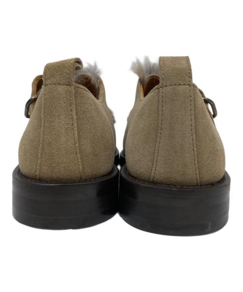 HENDER SCHEME（エンダースキーマ）Hender Scheme (エンダースキーマ) single monk（シングルモンク）/ スエードレザーシューズ ベージュ サイズ:4の古着・服飾アイテム