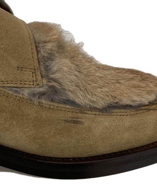 HENDER SCHEME（エンダースキーマ）Hender Scheme (エンダースキーマ) single monk（シングルモンク）/ スエードレザーシューズ ベージュ サイズ:4の古着・服飾アイテム