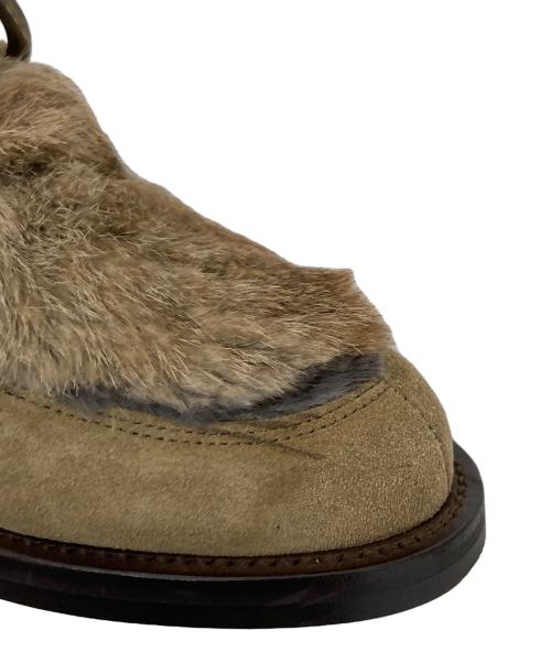 HENDER SCHEME（エンダースキーマ）Hender Scheme (エンダースキーマ) single monk（シングルモンク）/ スエードレザーシューズ ベージュ サイズ:4の古着・服飾アイテム