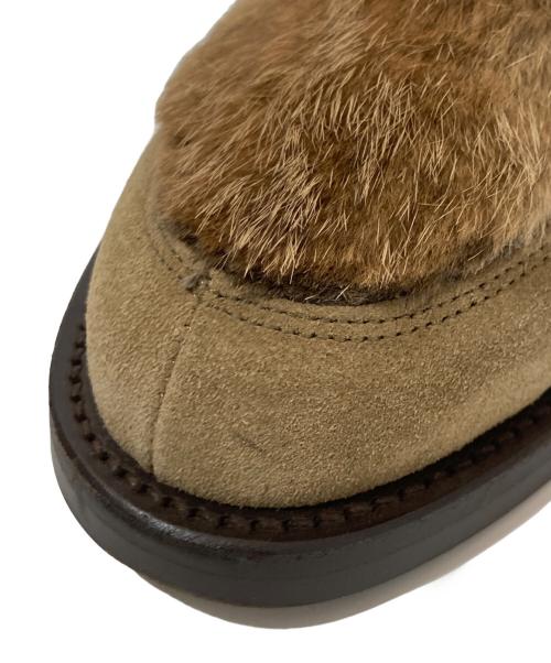 HENDER SCHEME（エンダースキーマ）Hender Scheme (エンダースキーマ) single monk（シングルモンク）/ スエードレザーシューズ ベージュ サイズ:4の古着・服飾アイテム