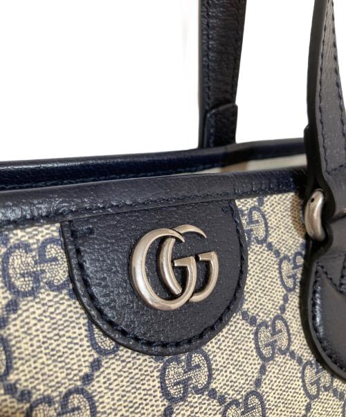 GUCCI（グッチ）GUCCI (グッチ) 2wayトートバッグ ベージュの古着・服飾アイテム