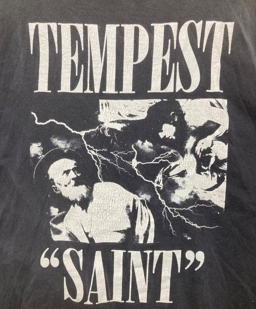 SAINT MICHAEL（セントマイケル）SAINT MICHAEL (セントマイケル) LS TEE TEMPEST ブラック サイズ:Lの古着・服飾アイテム