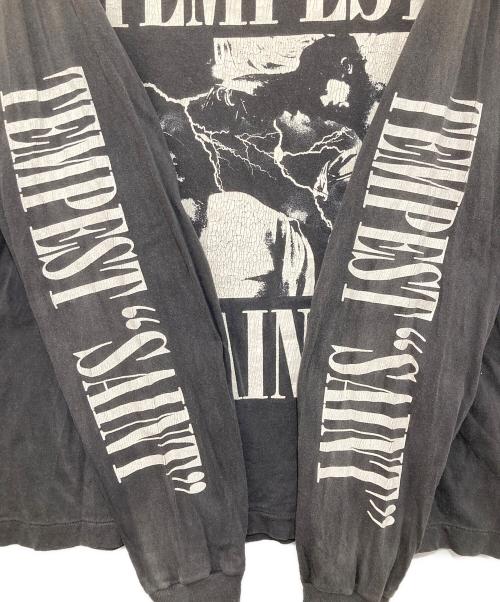 SAINT MICHAEL（セントマイケル）SAINT MICHAEL (セントマイケル) LS TEE TEMPEST ブラック サイズ:Lの古着・服飾アイテム