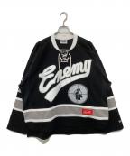 PUBLIC ENEMY×SAINT MICHAELパブリック エネミー×セントマイケル）の古着「PE GAME SH/ SNT ENEMY」｜ブラック