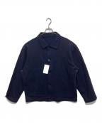 SOPHNET.ソフネット）の古着「HARD MELTON CPO BLOUSON(ハードメルトンブルゾンジャケット) SOPH-242010」｜ネイビー