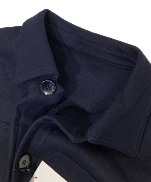 SOPHNET.（ソフネット）SOPHNET. (ソフネット) HARD MELTON CPO BLOUSON(ハードメルトンブルゾンジャケット) SOPH-242010 ネイビー サイズ:XLの古着・服飾アイテム