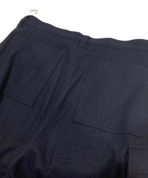 SOPHNET.（ソフネット）SOPHNET. (ソフネット) HARD MELTON 1TUCK TAPERED CARGO PANTS（ハードメルトン1タックテーパードカードパンツ） SOPH-242011 ネイビー サイズ:XLの古着・服飾アイテム
