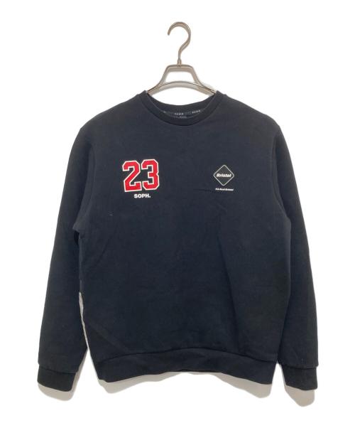F.C.R.B.（エフシーレアルブリストル）F.C.R.B. (エフシーレアルブリストル) TOKYO 23 TECH SWEAT CREWNECK ブラック サイズ:XLの古着・服飾アイテム