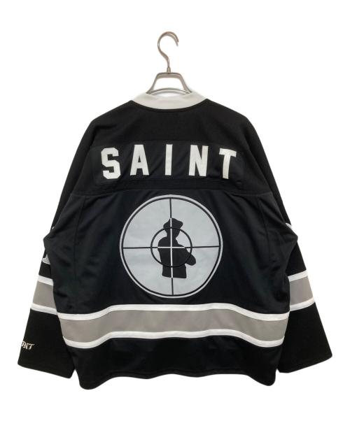 SAINT MICHAEL（セントマイケル）SAINT MICHAEL (セントマイケル) PUBLIC ENEMY (パブリック エネミー) PE GAME SH/ SNT ENEMY ブラック サイズ:OSの古着・服飾アイテム