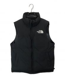 THE NORTH FACE（ザ ノース フェイス）の古着「NV1DQ58A 1996 NOVELTY NUPTSE VEST ノベルティ ヌプシ ベスト リバーシブル」｜ブラック