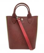 LONGCHAMPロンシャン）の古着「HFH ハンドバック」｜レッド