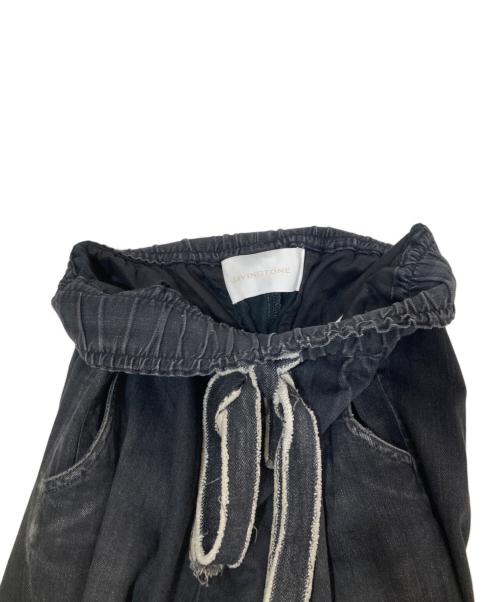 LIVINGTONE（リヴィントーン）LIVINGTONE (リヴィントーン) CS RELAXED OPEN KNEE ブラック サイズ:36の古着・服飾アイテム