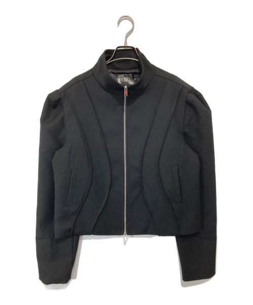 FRKM SCD（エフアールケーエム エスシーディー）FRKM SCD (エフアールケーエム エスシーディー) 変形ジップジャケット ブラック サイズ:Mの古着・服飾アイテム