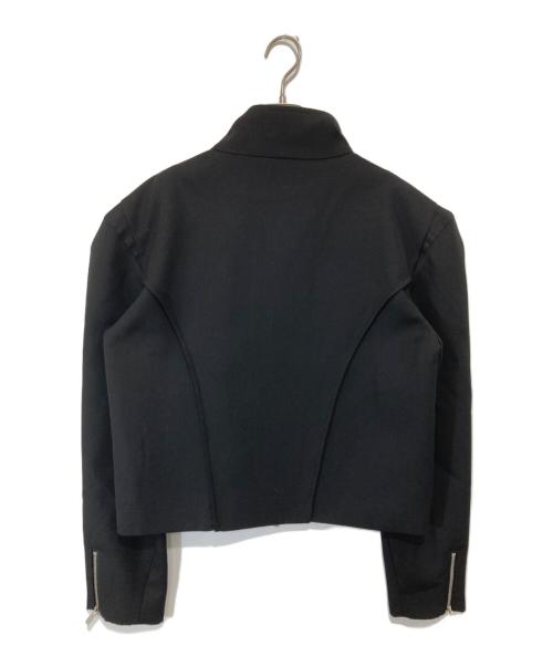 FRKM SCD（エフアールケーエム エスシーディー）FRKM SCD (エフアールケーエム エスシーディー) 変形ジップジャケット ブラック サイズ:Mの古着・服飾アイテム