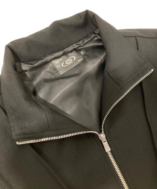 FRKM SCD（エフアールケーエム エスシーディー）FRKM SCD (エフアールケーエム エスシーディー) 変形ジップジャケット ブラック サイズ:Mの古着・服飾アイテム