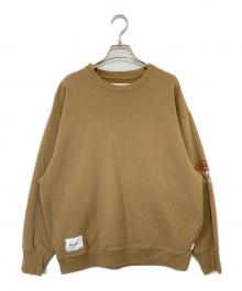 WTAPS（ダブルタップス）の古着「SWEATER COTTON PROTECT　セーターコットンプロテクト　232ATDT-CSM18」｜カーキ